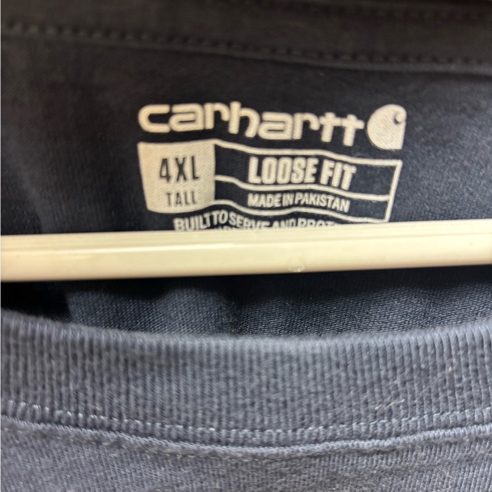 Carhartt Men's Blue Pocket T-Shirt 4XL - Picture 3 of 3